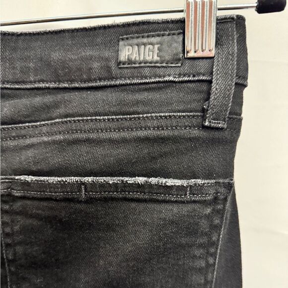 Paige Studded Vintage Black Jeans - Picture 6 of 9